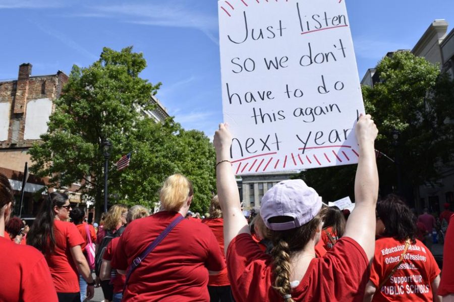 SC Teachers March To State House